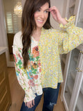 Hopeless Romantic Mixed Floral Top
