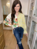 Hopeless Romantic Mixed Floral Top
