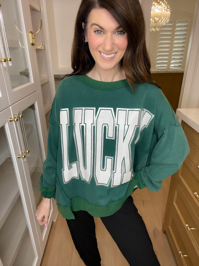 Lucky Varsity Block Sweatshirt