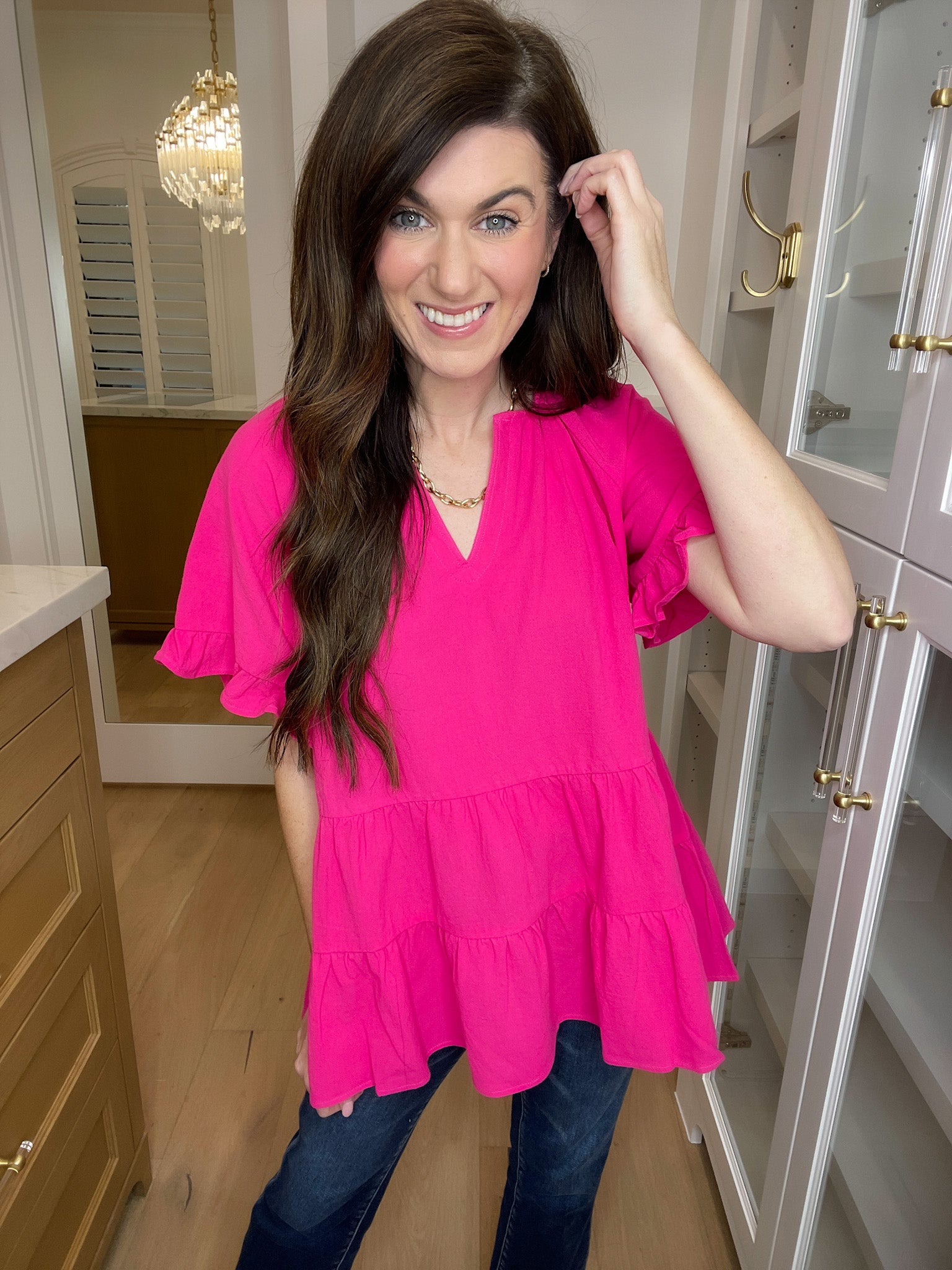 *BELLES & DOORBUSTER* Clear State of Mind Top *Final Sale*