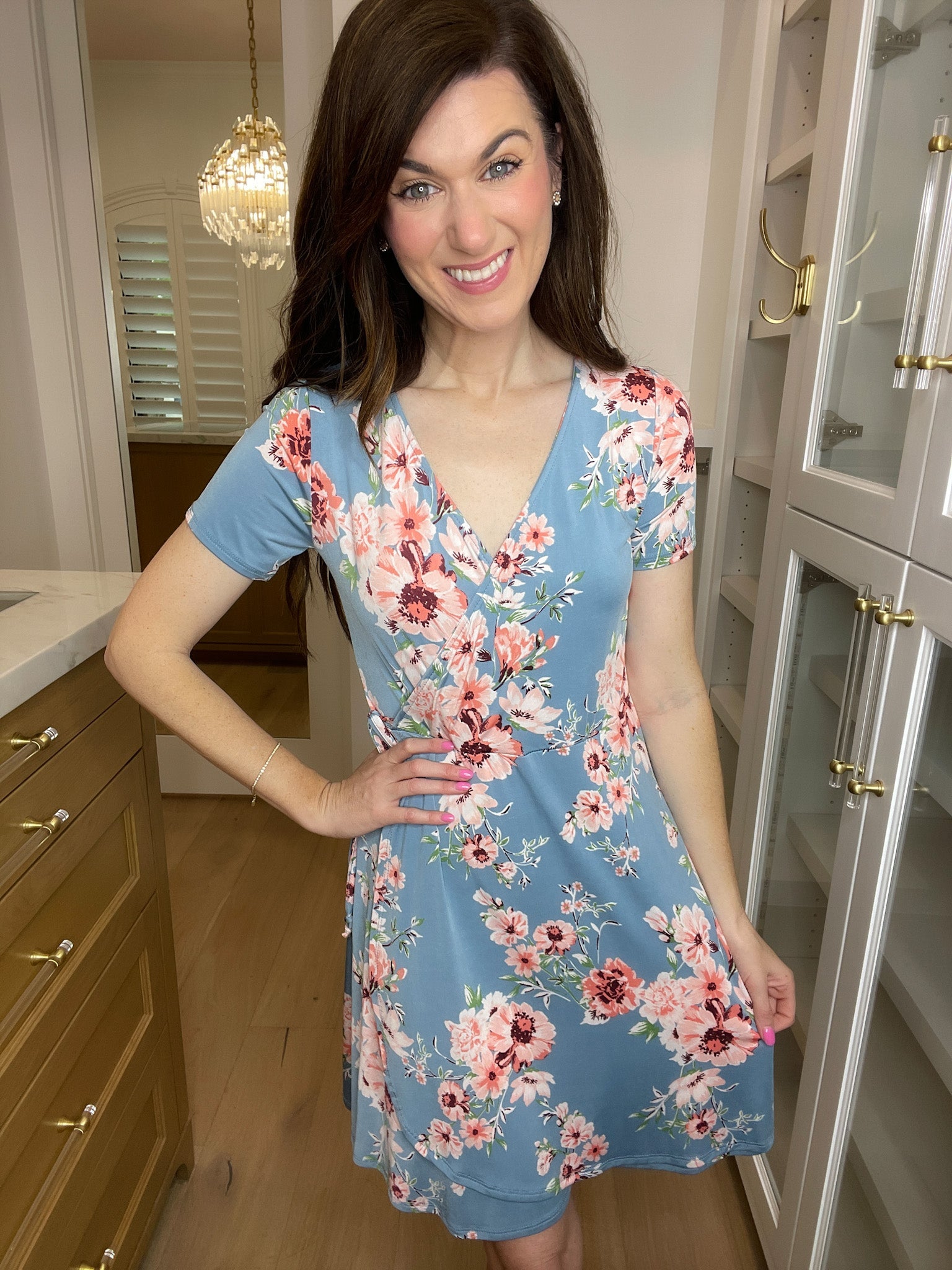 *BELLES & DOORBUSTER* You and Me Faux Wrap Dress *Final Sale*