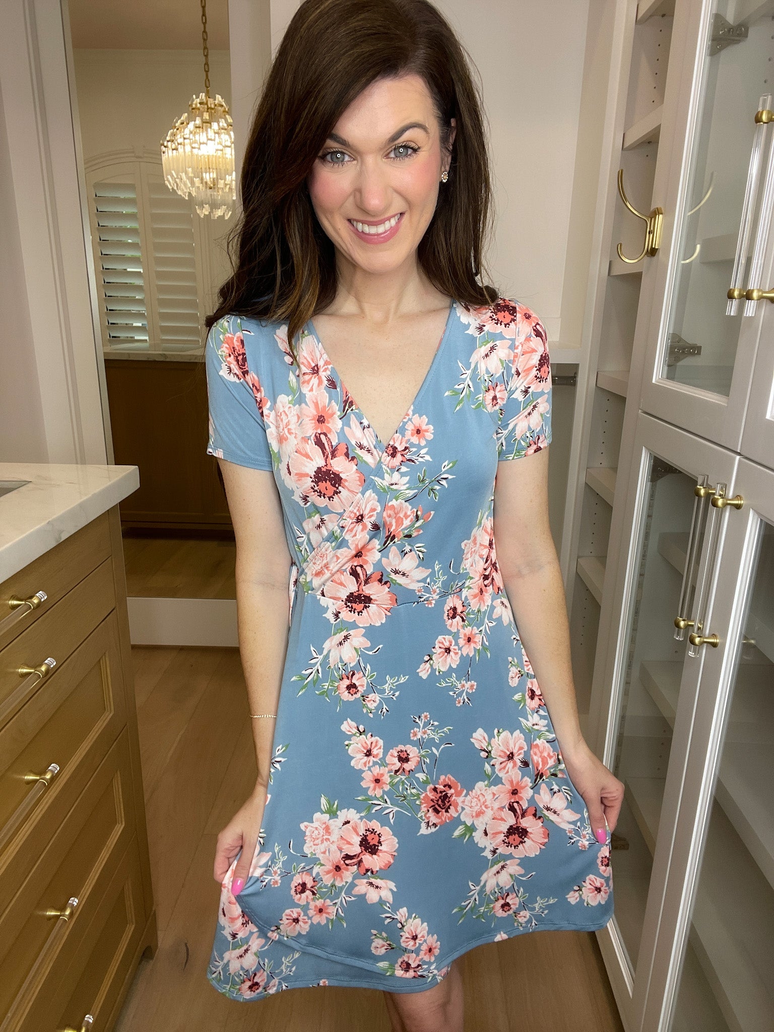 *BELLES & DOORBUSTER* You and Me Faux Wrap Dress *Final Sale*