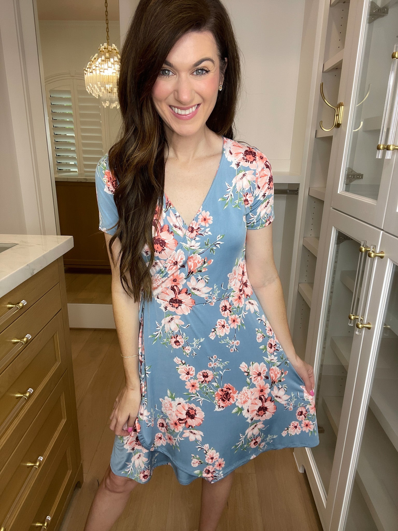 *BELLES & DOORBUSTER* You and Me Faux Wrap Dress *Final Sale*