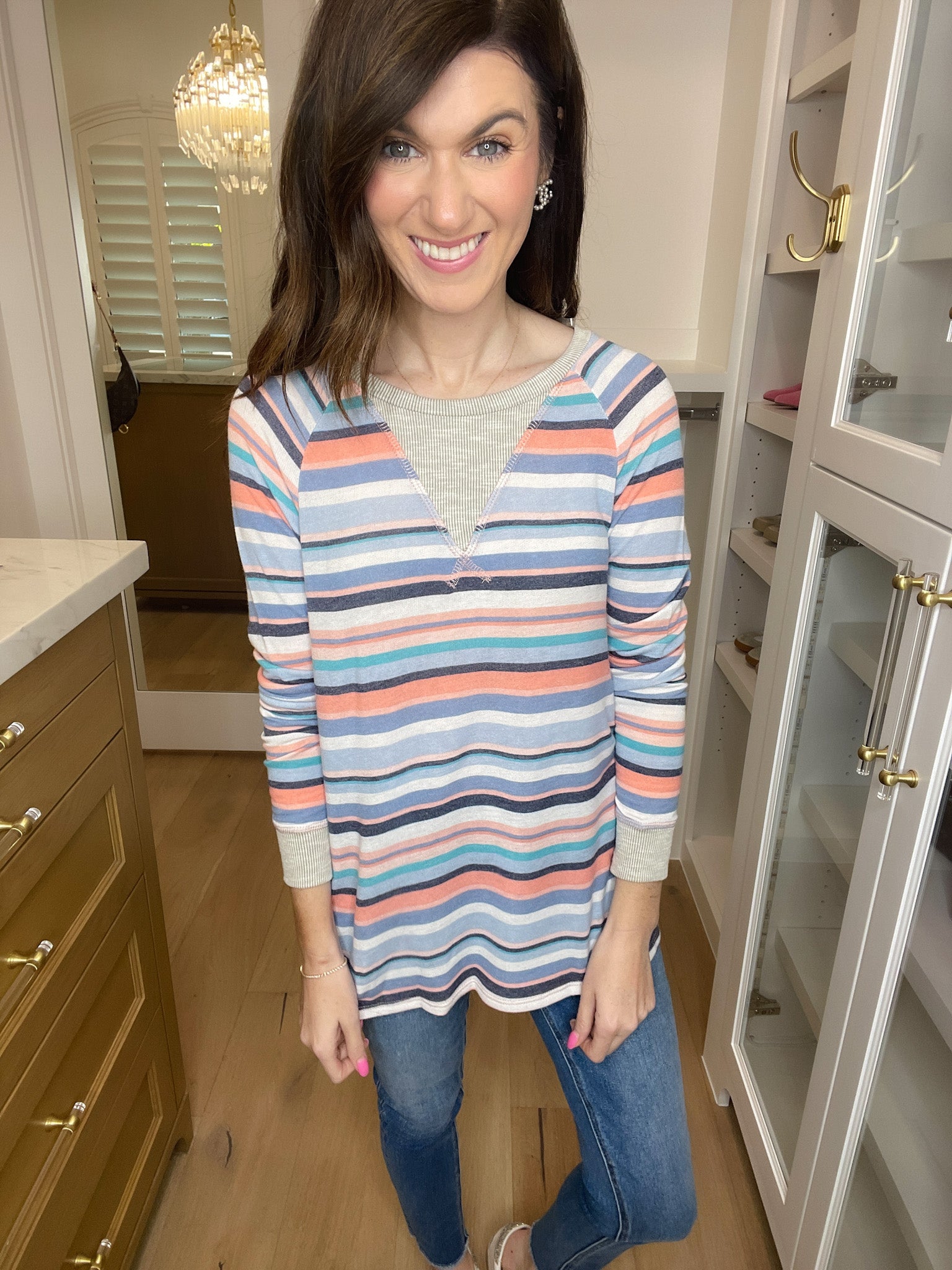 *BELLES & DOORBUSTER* Livvie Striped Tee *Final Sale*