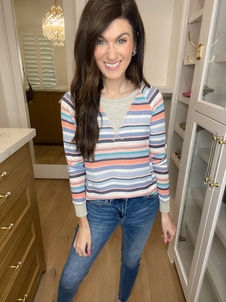 *BELLES & DOORBUSTER* Livvie Striped Tee