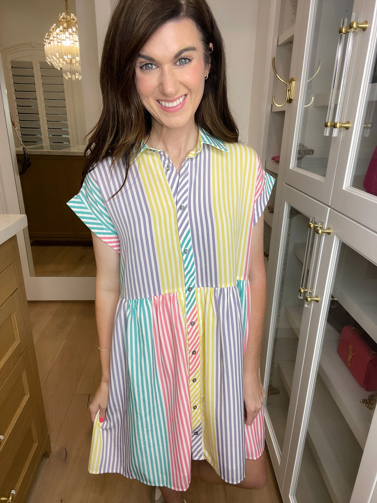 Sunny Disposition Striped Dress