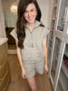 Always Going Quilted Set in Taupe