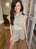 Always Going Quilted Set in Taupe