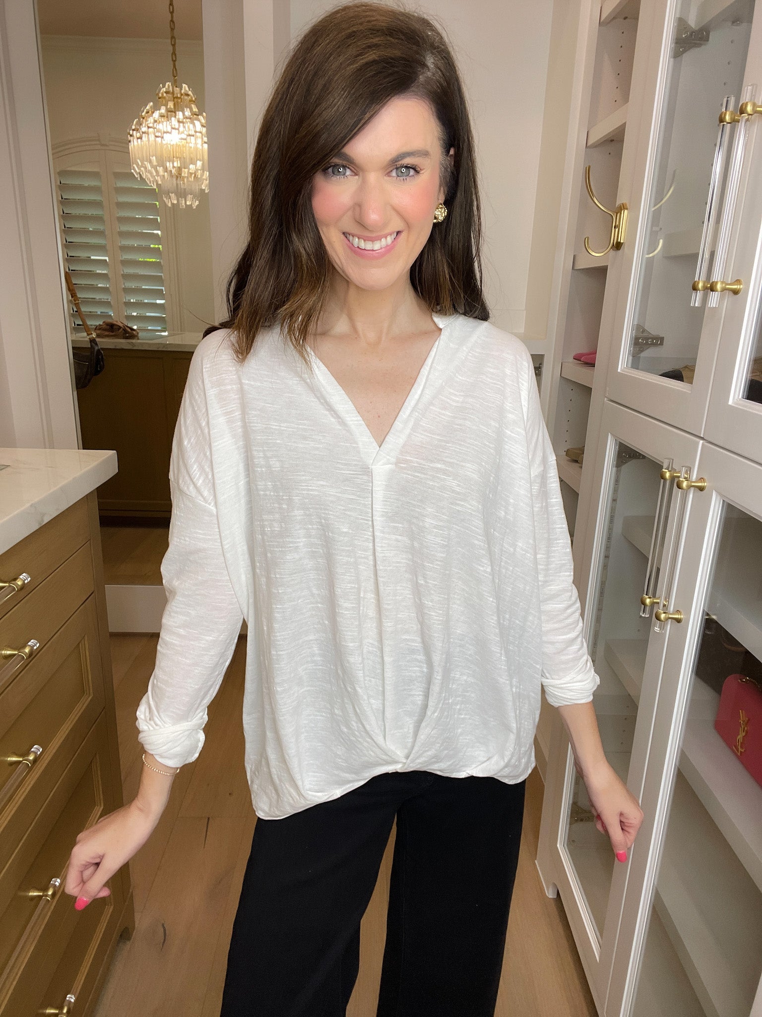 SALE! Turn to You Tunic in White *Final Sale*