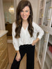 *BELLES & DOORBUSTER* Turn to You Tunic in White