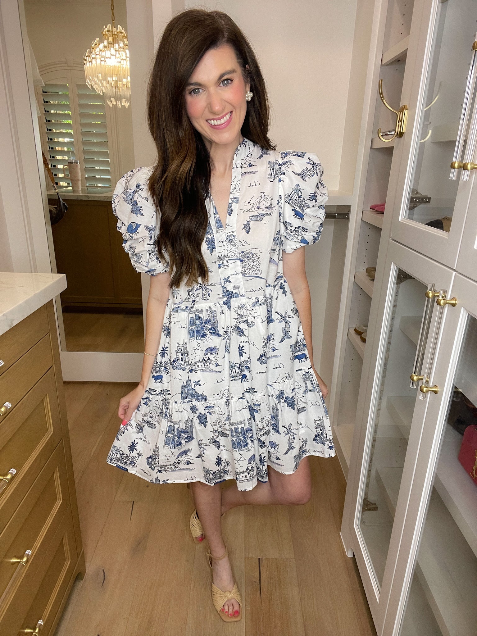 Spotted in Santorini Dress