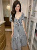 Hamptons Hot Spot Gingham Midi Dress