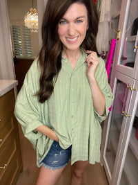 Hawkins Button Down in Green