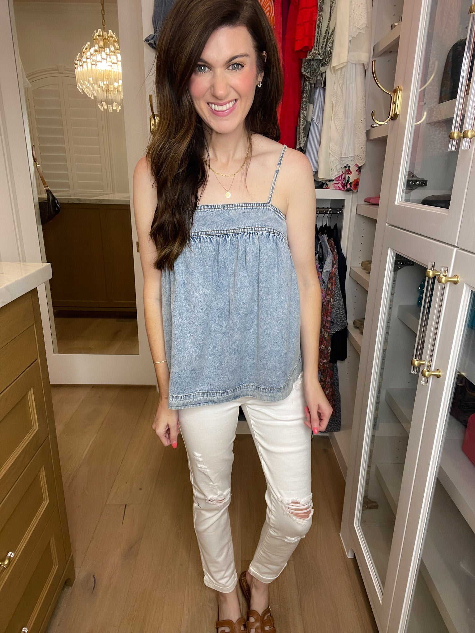 SALE! Risen Harbor White Slim Straight Leg Jeans *Final Sale*