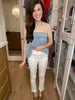 SALE! Risen Harbor White Slim Straight Leg Jeans *Final Sale*