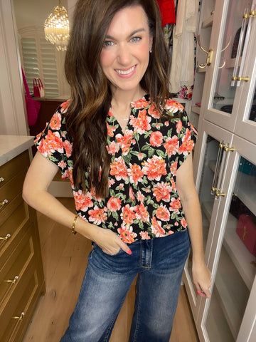 Cherish Forever Floral Top