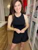 Mono B Keep Up Romper in Black