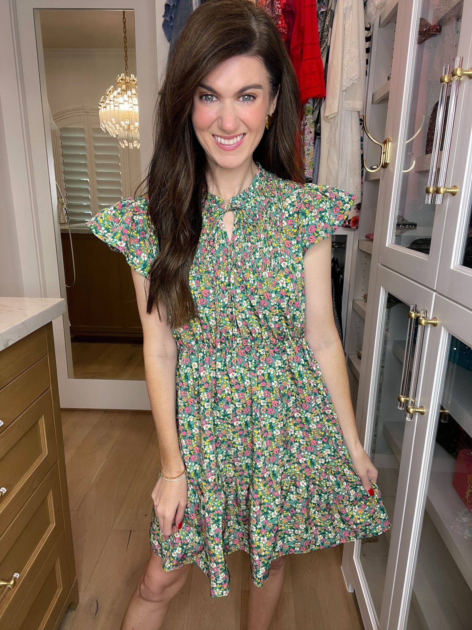 Just Passing Through Floral Dress