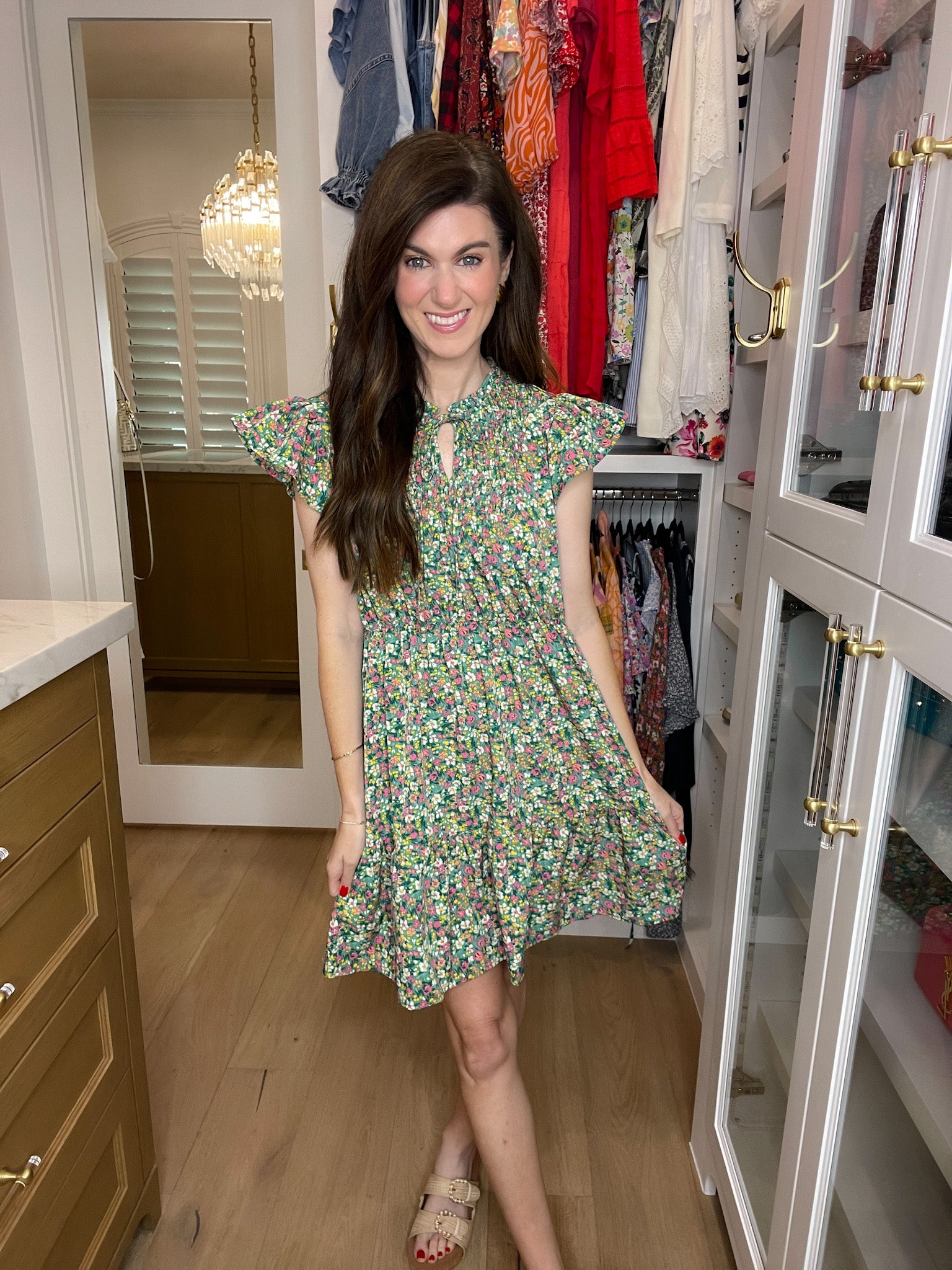 Just Passing Through Floral Dress