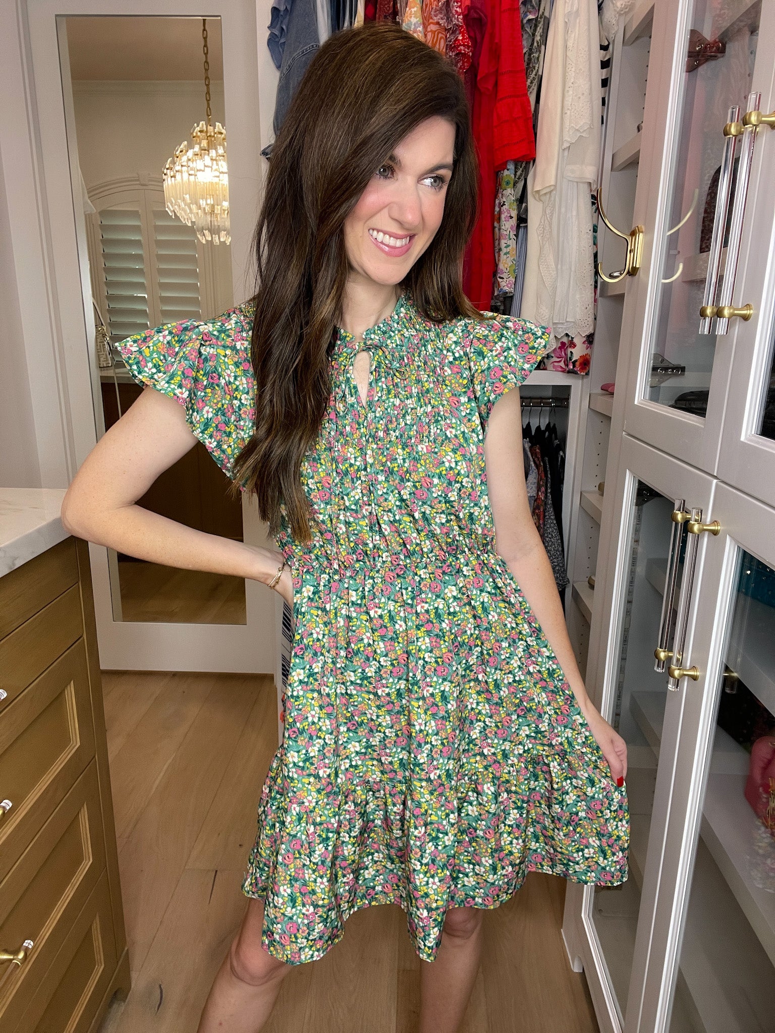 Just Passing Through Floral Dress