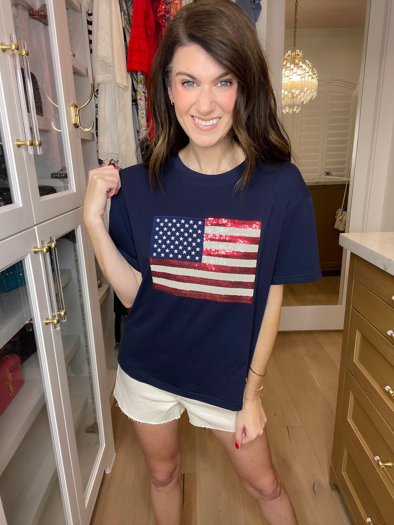 American Anthem Sequin Tee