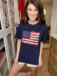 American Anthem Sequin Tee