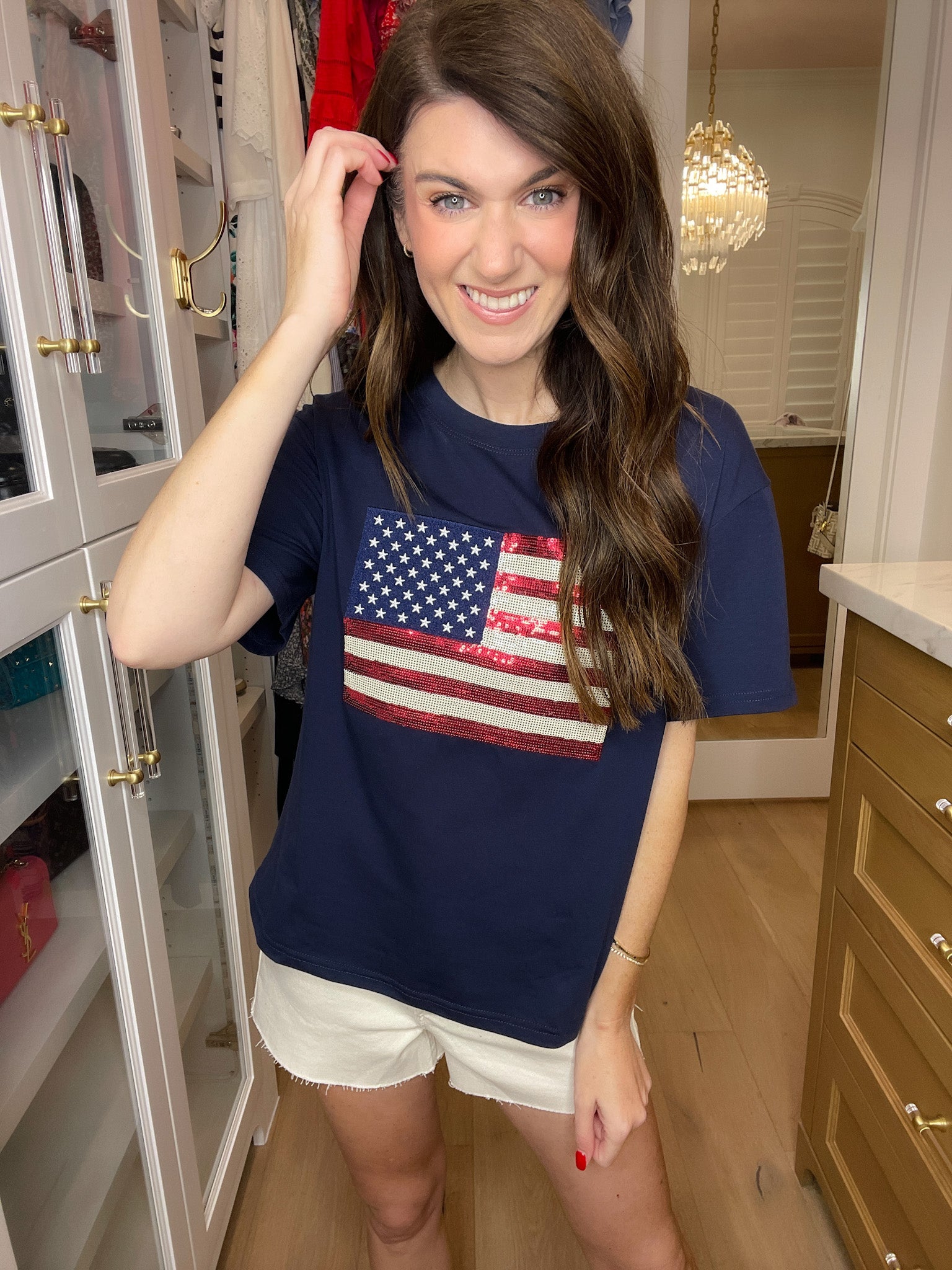 American Anthem Sequin Tee
