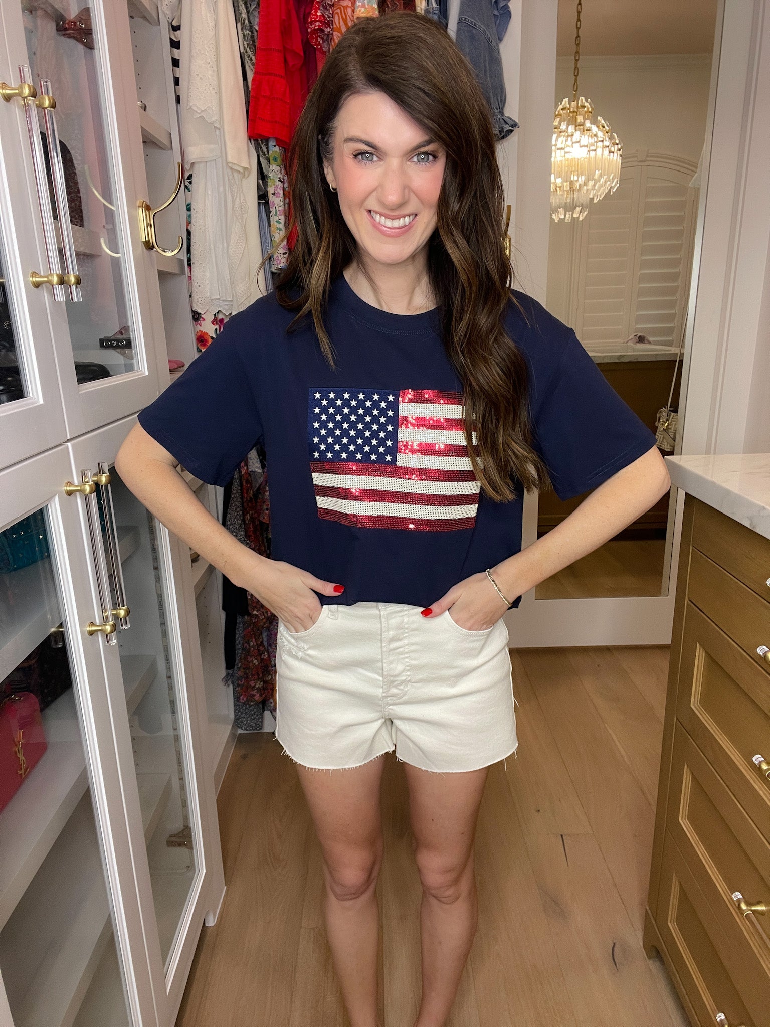 American Anthem Sequin Tee