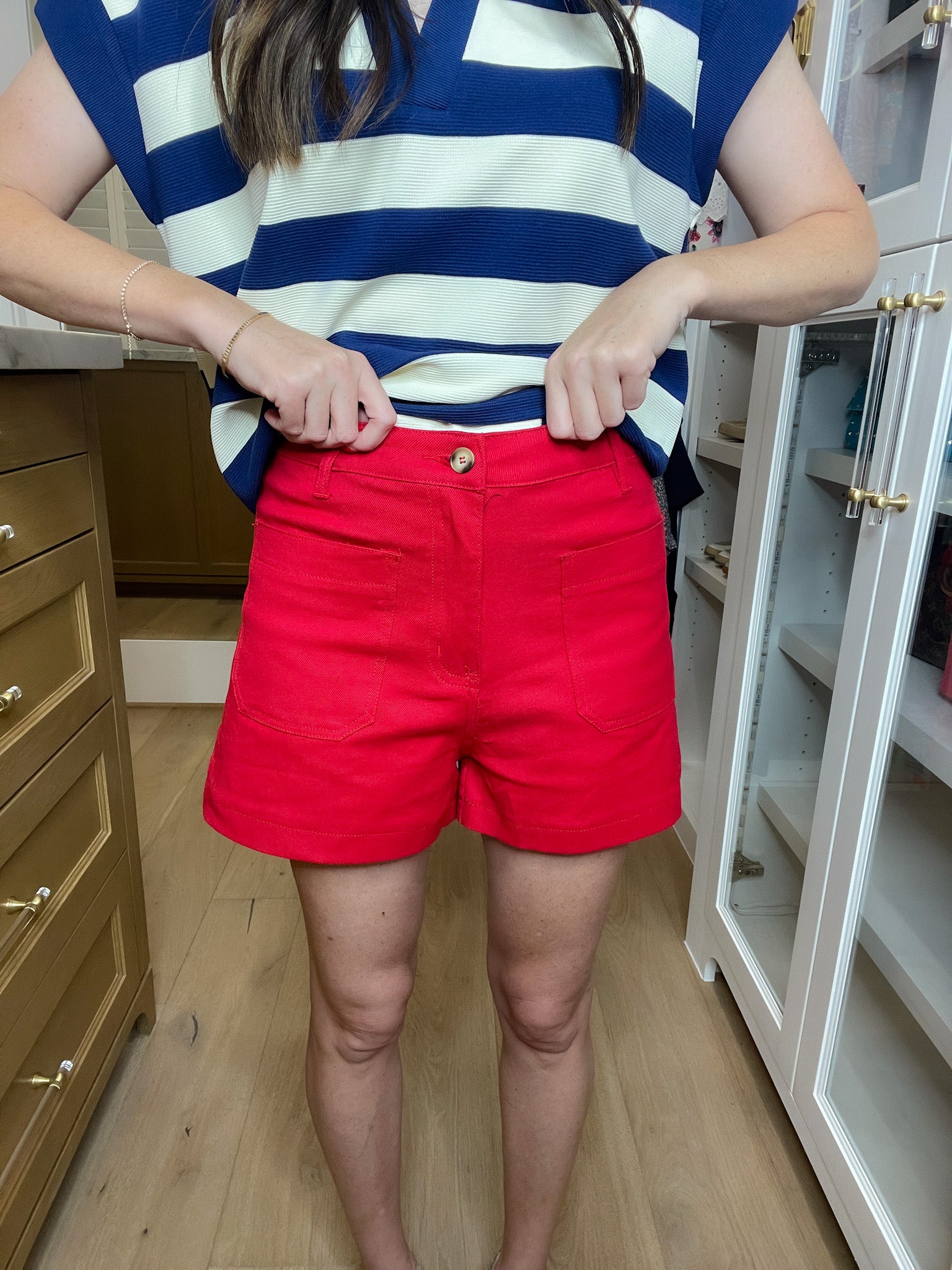 Summer Happiness Shorts in Red