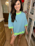 Latest Update Striped Tee