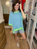 Latest Update Striped Tee