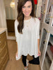 *BELLES & DOORBUSTER* What I Want Tunic in White