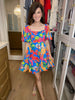 Tropicana Palm Print Dress
