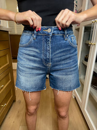 Risen Ocean Breeze Raw Edge Shorts