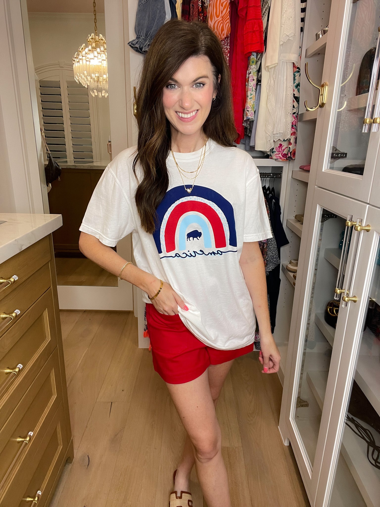 American Rainbow Tee