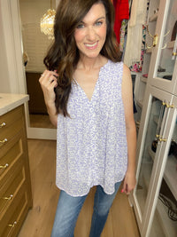 Treat Yourself Floral Tank