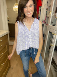 Treat Yourself Floral Tank