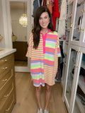 Let's Meet Up Striped Dress