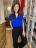 Do Me A Solid Top in Royal or Hot Pink