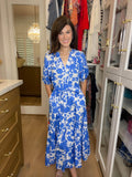 Sugarlips Wynette Tiered Midi Dress in Marinelle Floral