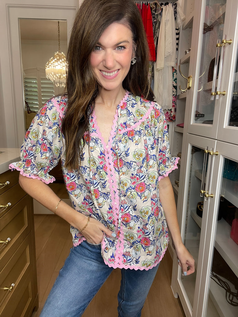 Tender Moments Floral Top