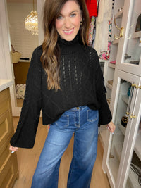 *BELLES & DOORBUSTER* Cabin Life Cable Knit Sweater *Final Sale*