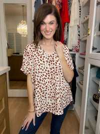 SALE! Moment in Time Top in Taupe *Final Sale*