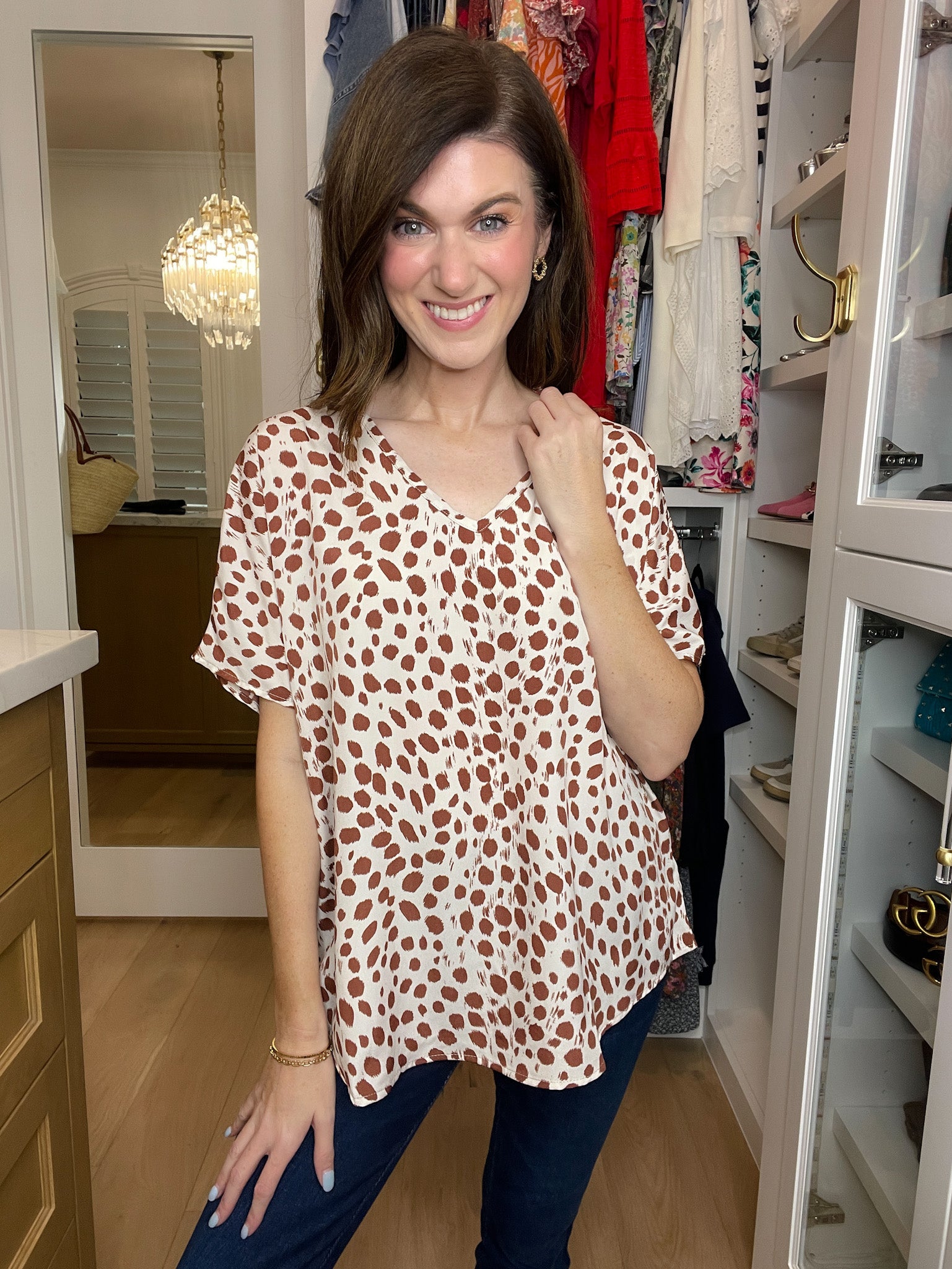 SALE! Moment in Time Top in Taupe *Final Sale*