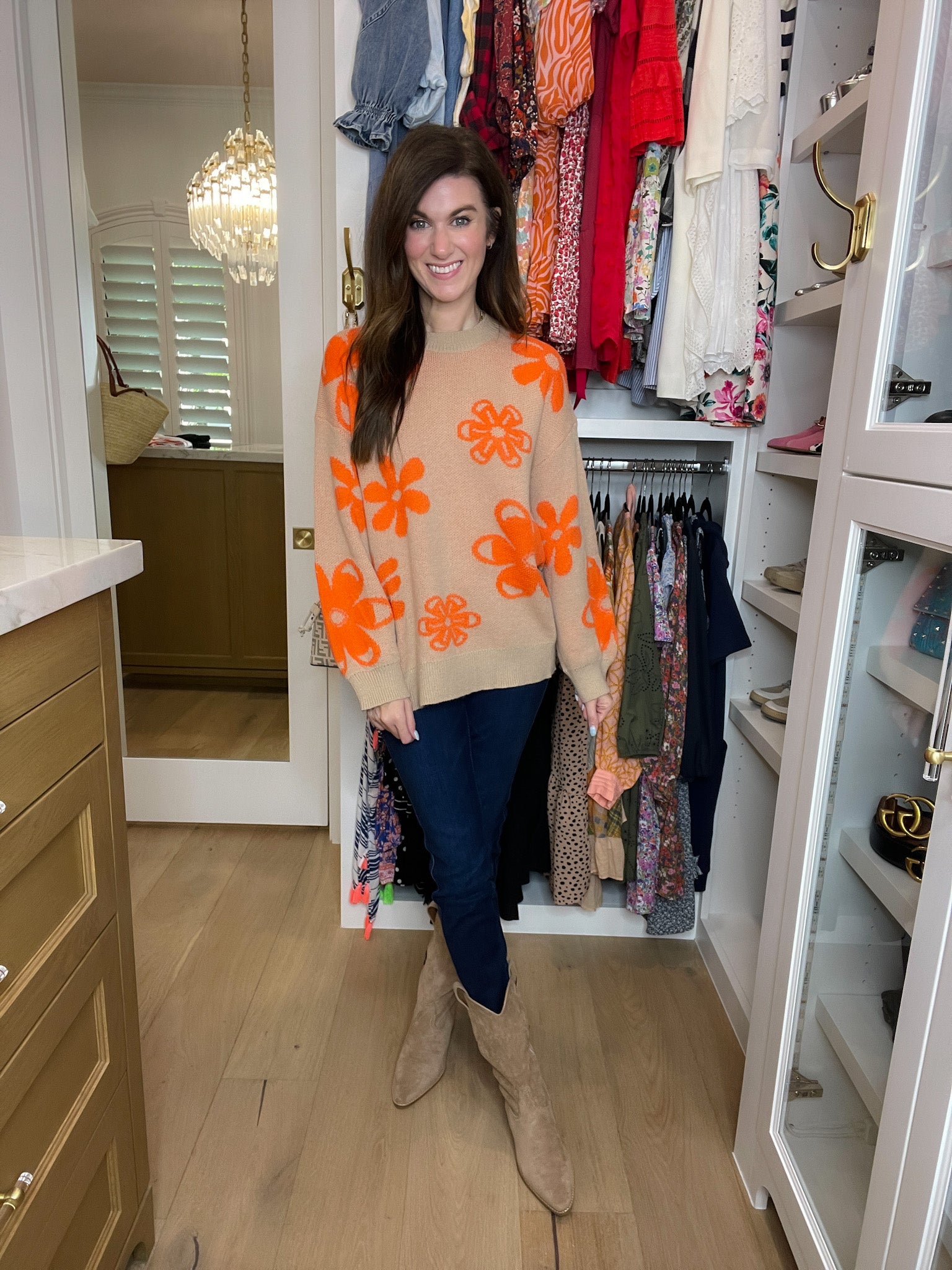 Arisa Boots in Taupe