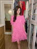 Give it Time Lace Dress in Pink