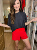 Mono B Cherry Crossover Running Shorts