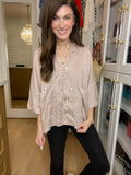 *BELLES & DOORBUSTER* Star Student Button Down in Latte
