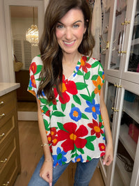 SALE! Shape the Future Floral Top *Final Sale*