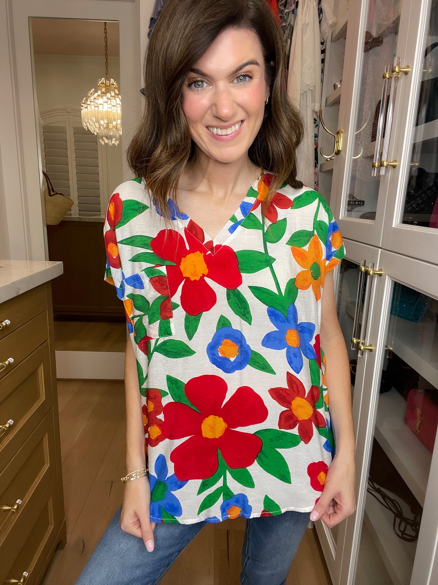 SALE! Shape the Future Floral Top *Final Sale*